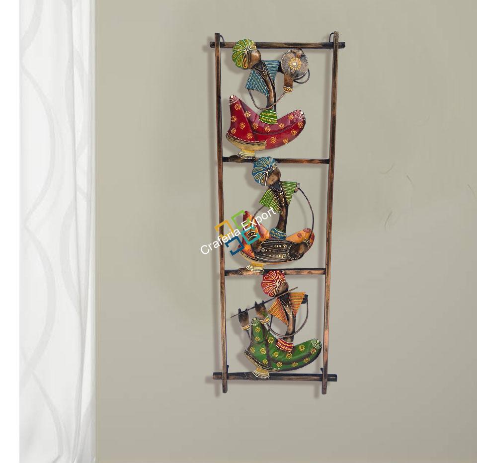 Handcrafted Musical Men showpiece/ Panel / Wall Hanging for Home Decor