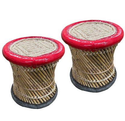 Bamboo mudda stools
