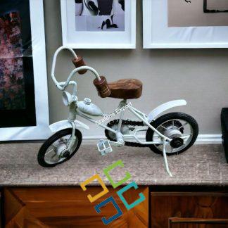 Wooden Wrought Iron Cycle Toy For Kids || Home Decor || Showpiece
