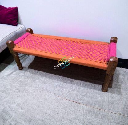 Wooden Bench for sitting charpai cot