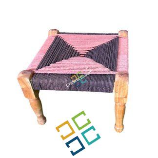 Wooden Sitting Stools/Wooden Pidha /Chowki Ottoman Wooden Furniture for Home Living Room