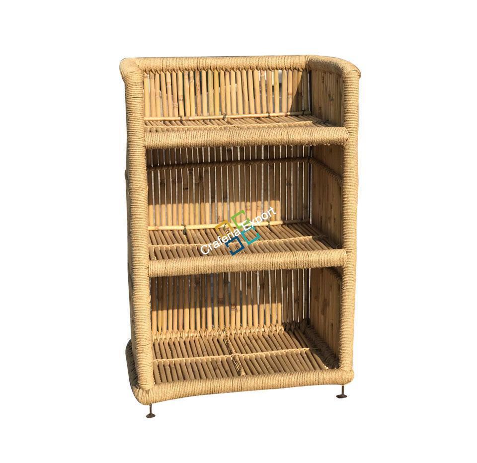 Eco Friendly Bamboo Rack Space Organizer Multi Use Stand |Shoe Stand For Home Office Hotels