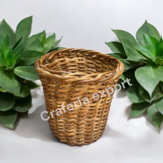 Wicker Cane Rattan Flower Pot Stand for living room , outdoor, garden, balcony | Planter stand for indoor