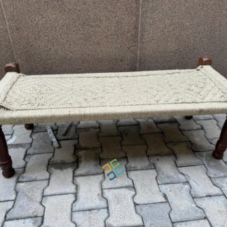 Handwoven Wooden Bench /Seating Patio Bench khatiya for indoor outdoor