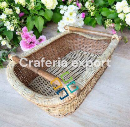 Cane Rattan Baskets for Storage Fruit /Vegetable/Flower for Kitchen/Gift Hamper Decor - Image 6