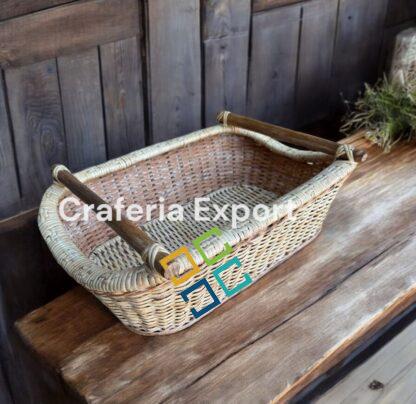 Cane Rattan Baskets for Storage Fruit /Vegetable/Flower for Kitchen/Gift Hamper Decor - Image 4