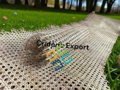 Natural Rattan Cane Webbing Roll Mesh Pattern Weaving Cane Mesh Roll for Furniture / Chairs / Cabinet / Almirah / Door / Wall Ceiling - Image 2