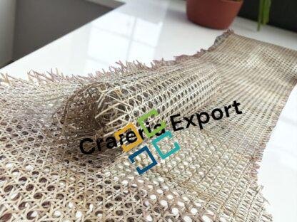 Natural Rattan Cane Webbing Roll Mesh Pattern Weaving Cane Mesh Roll for Furniture / Chairs / Cabinet / Almirah / Door / Wall Ceiling - Image 7