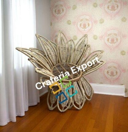 Rattan Cane Flower Chair / Bait Kursi  / Bamboo Decor Chair for Events / Cafe/ Wedding for indoor/outdoor both - Image 5