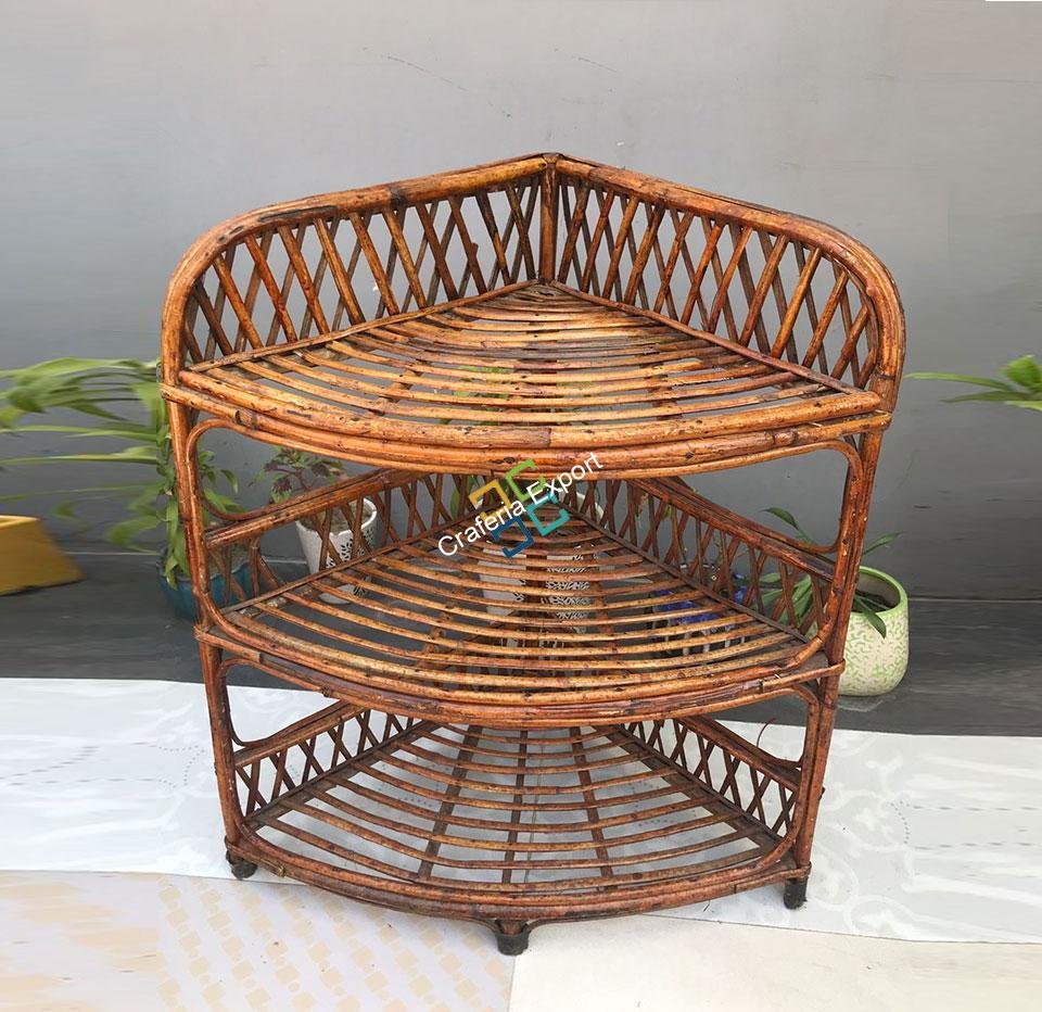 Antique Cane Shoe Rack/Storage Rack For Indoor and Outdoor Use