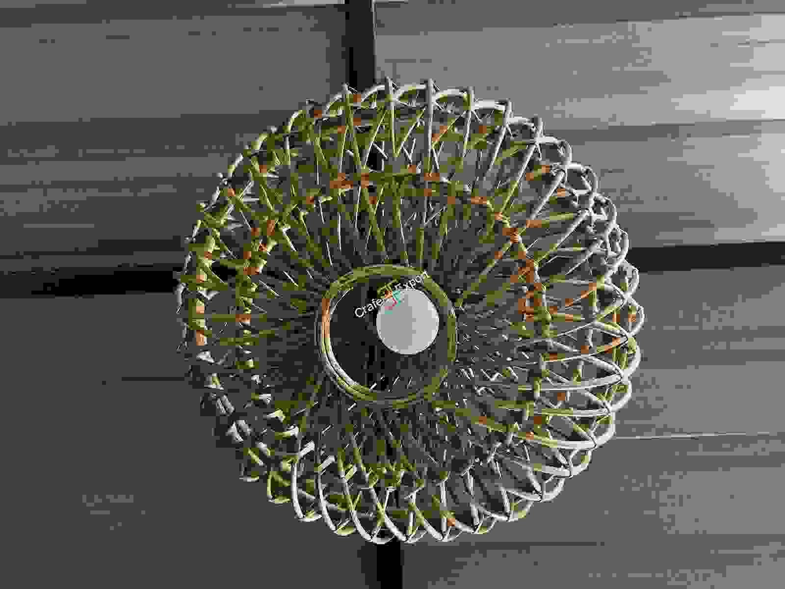 Bamboo Lampshades | Rattan Pendant Lamp | Boho Lamp Shades | Cane Lampshade For Decor Your Home