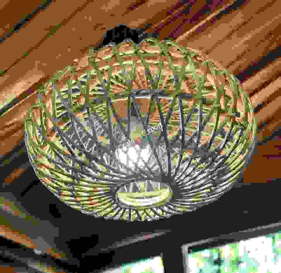 Bamboo Lampshades | Rattan Pendant Lamp | Boho Lamp Shades | Cane Lampshade For Decor Your Home