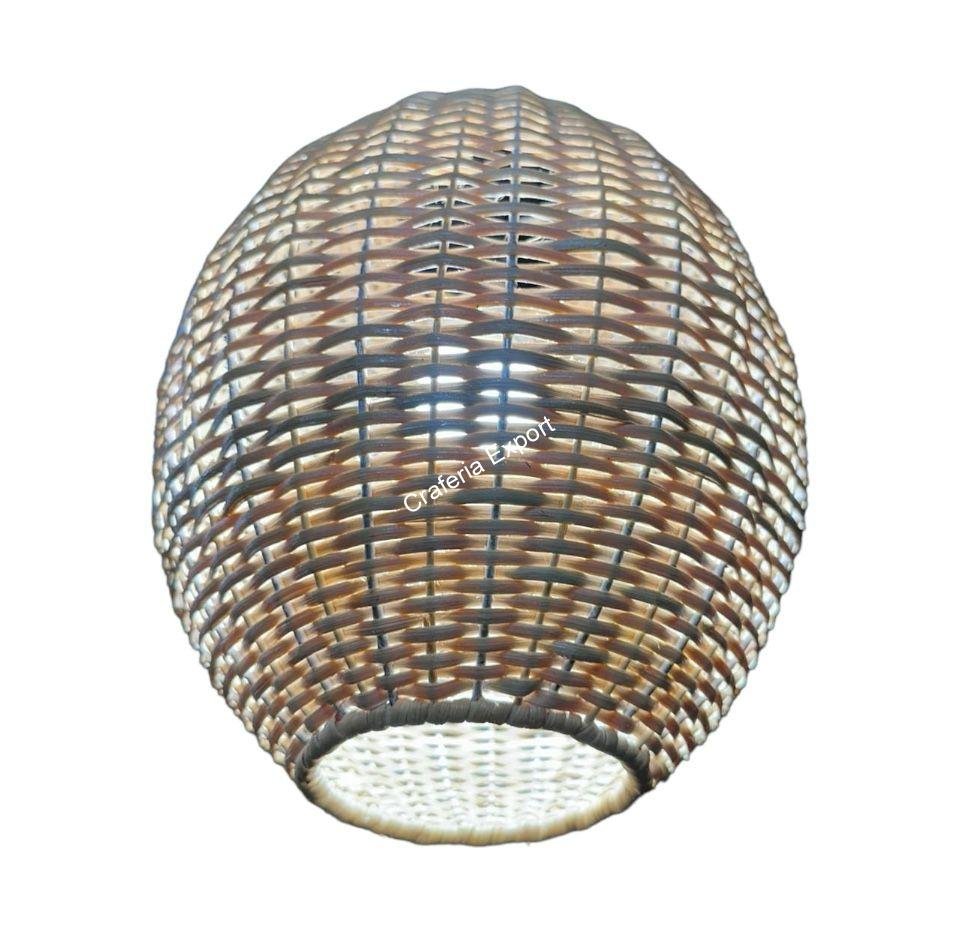 Handmade Rattan Lampshades | Cane Boho Lamp shades | Bamboo Pendants Light for Living Room, Cafe , Office, Outdoor