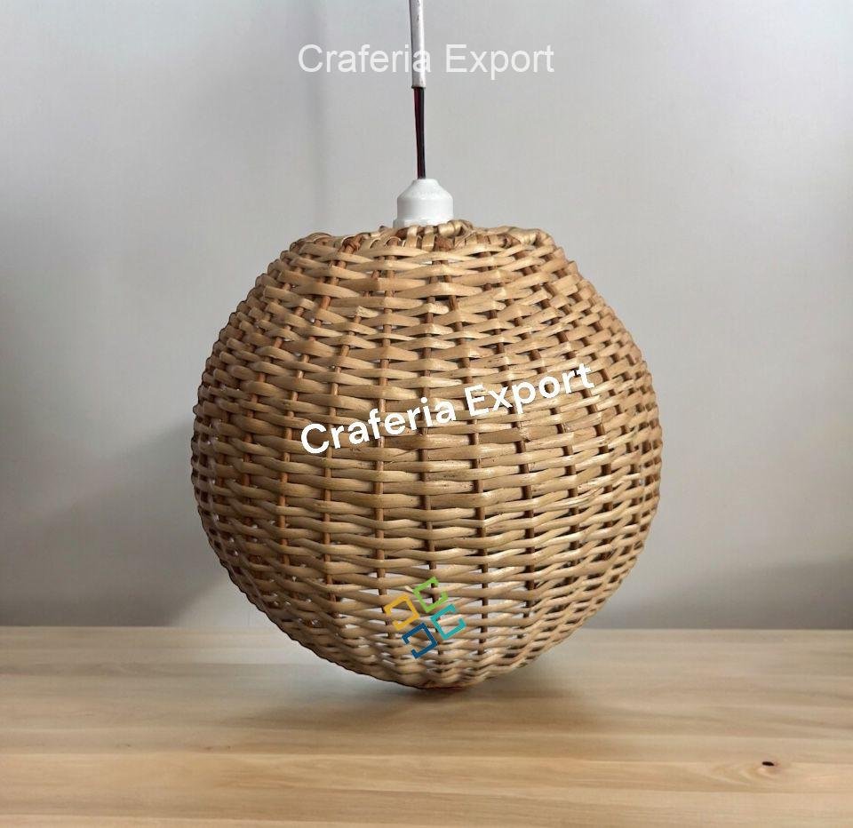 Bamboo wicker Lampshades Hanging | Cane Pendant Light Lamp for indoor outdoor cafe/hotel/restaurants /events