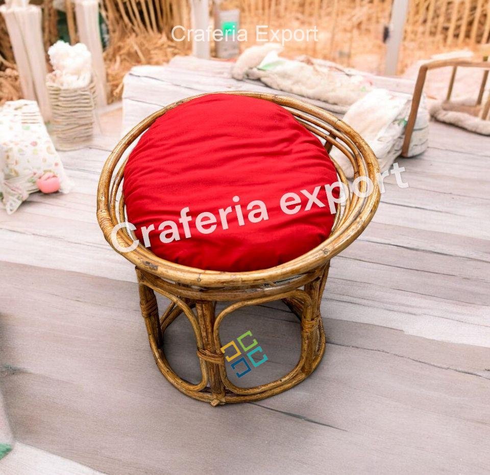 Newborn baby chair for photo posing props | Cane Bamboo Baby chair for photograpy photoshoot