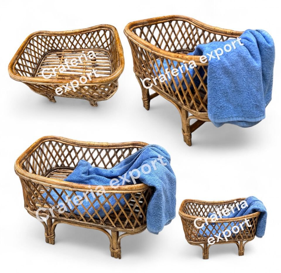 Cane Bamboo Posing Basket /Bed for Newborn Baby Photography Photoshoot & Sitters Rattan Baskets