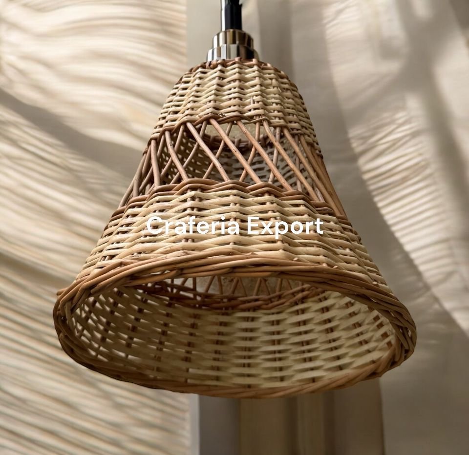 Cane Hanging Pendant Lamp Shade