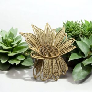 Rattan Cane Flower Chair / Bait Kursi  / Bamboo Decor Chair for Events / Cafe/ Wedding for indoor/outdoor both