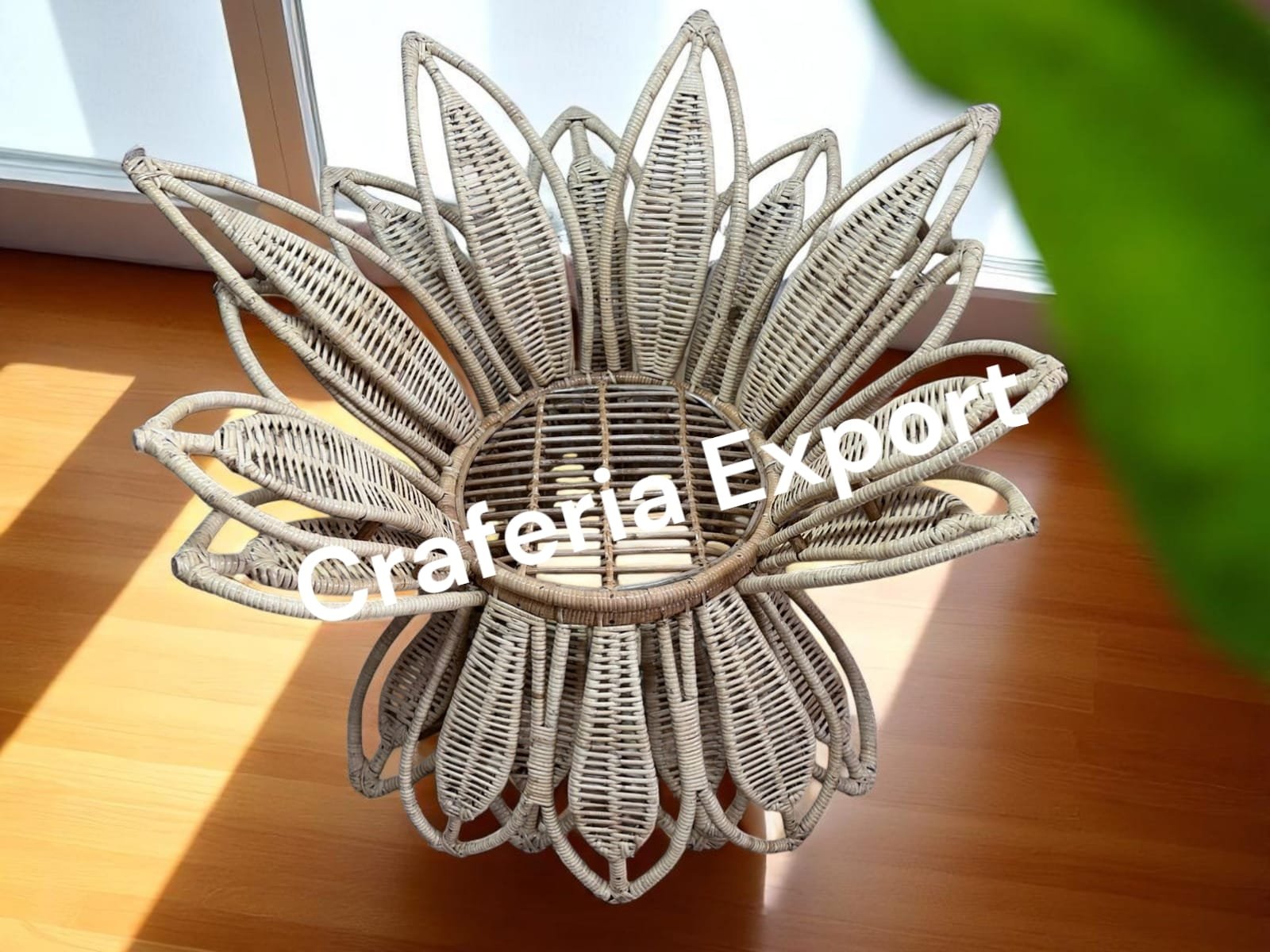 Rattan Cane Flower Chair / Bait Kursi  / Bamboo Decor Chair for Events / Cafe/ Wedding for indoor/outdoor both