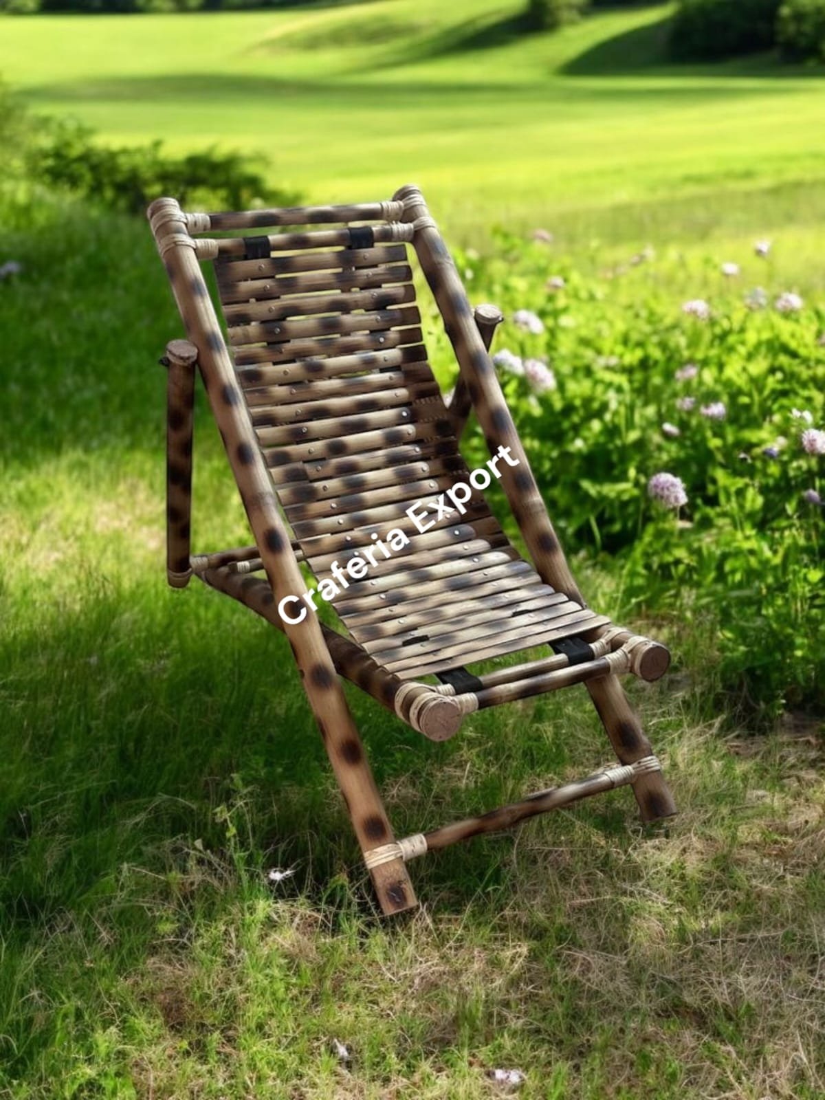 Bamboo Folding Relax Chair | Foldable Rocking Chair | Relaxing Chair