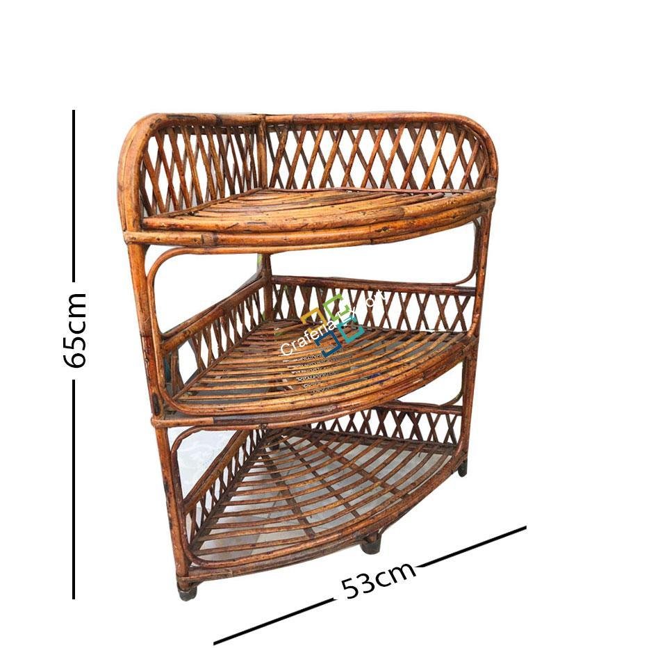 Antique Cane Shoe Rack/Storage Rack For Indoor and Outdoor Use