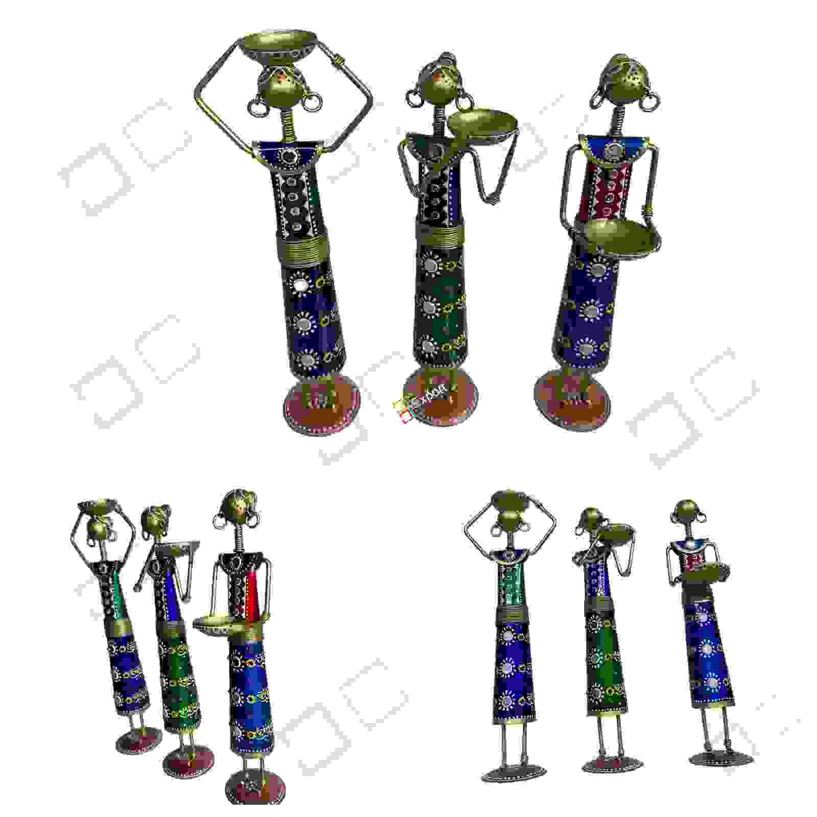 Table Decor Tribal Lady Worker | Showpieces Ladies Doll Figurine Statue For Home Decor