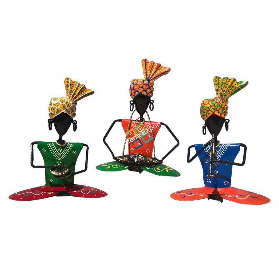 Handcrafted 3 musician men showpiece/Tabletop For Decor