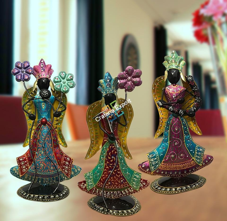 Fairy Angel Figurine Showpiece Set of 3 for home decor /Gifts