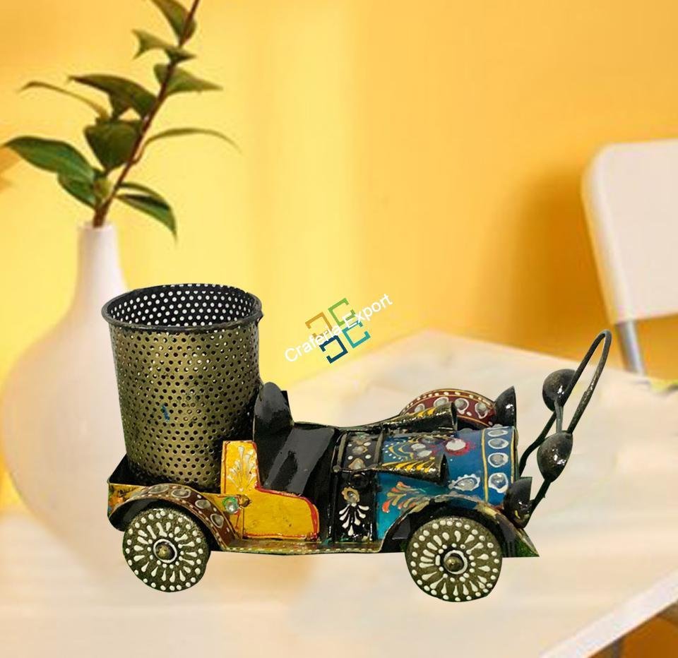 Train Engine Pen & pencil Holder/ Desk Orangize showpiece