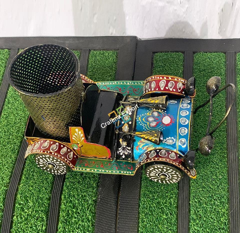 Train Engine Pen & pencil Holder/ Desk Orangize showpiece