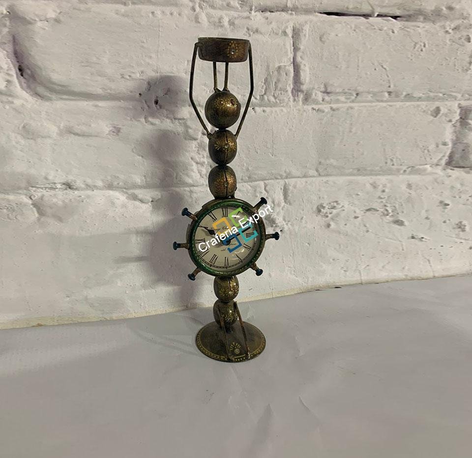 Antique Ant Showpiece Clock Tealight Candle Holder