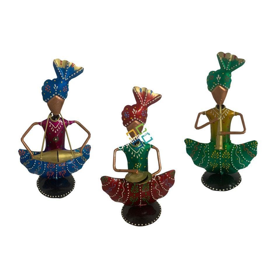 Antique showpiece of musician showpiece tabletop for home decor and gift-set of 3