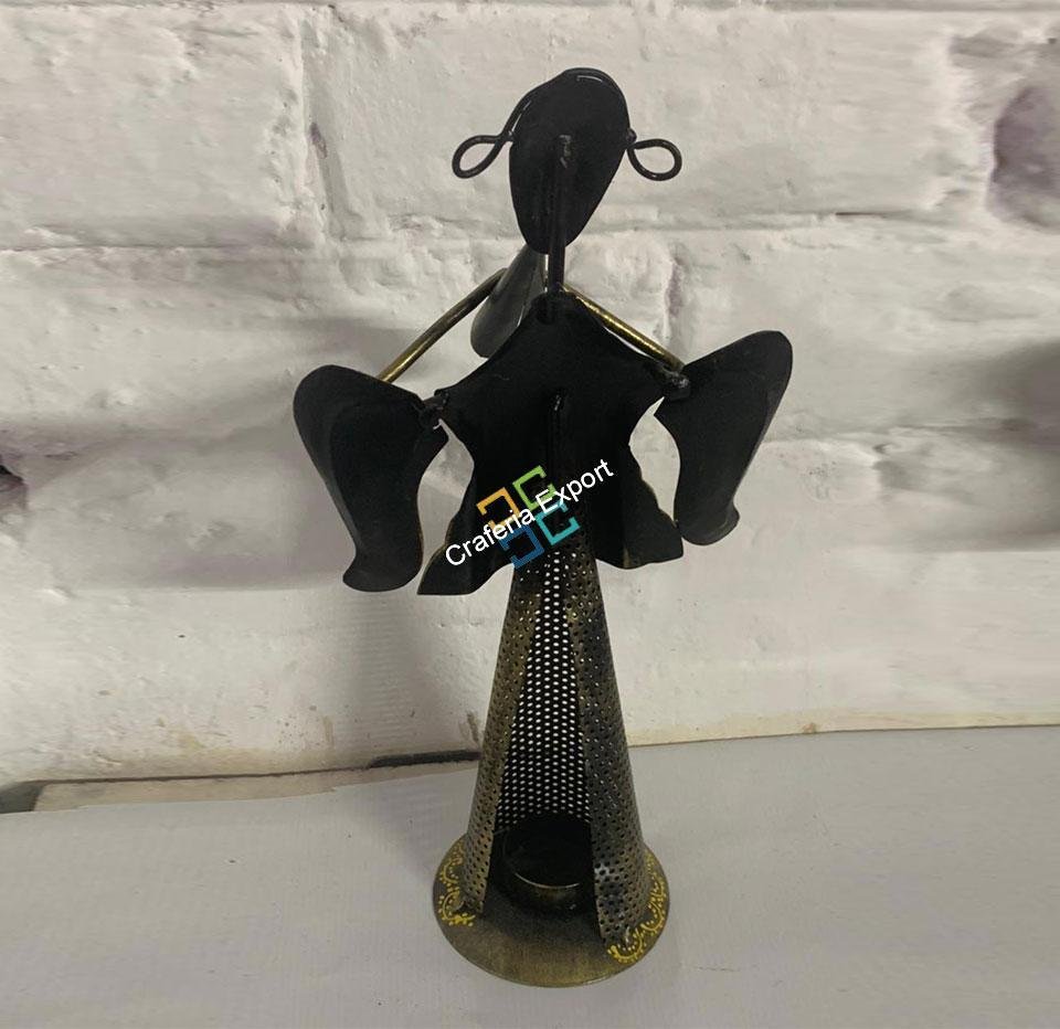 Antique Musical showpiece Star Angels Set with T-light Holder for home decor, table decor and gifts