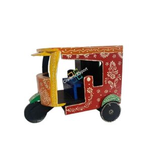 Wooden auto rickshaw decorative showpiece / table decor for home decor