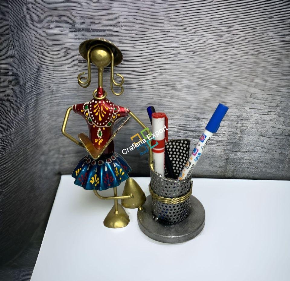 Handmade Girl Design Pen Holder/Desk Organizer