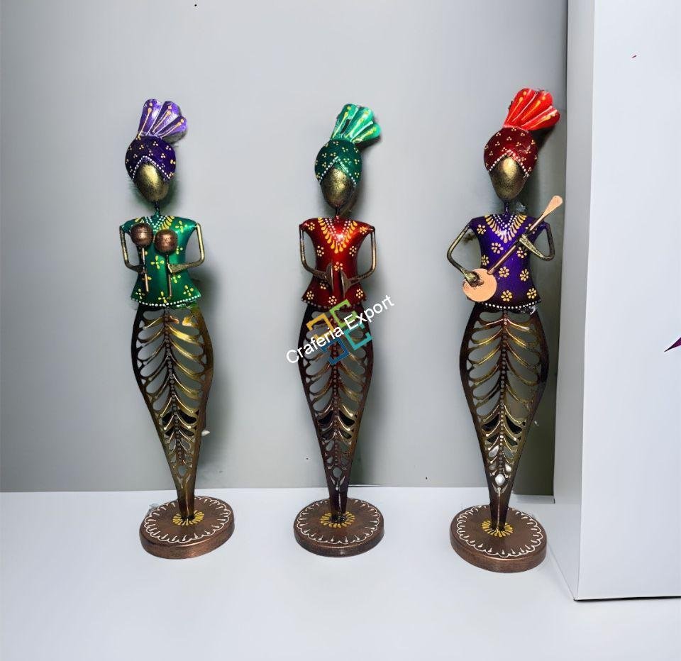 Tribal Musical showpiece with Tealight candle holder for decor