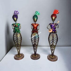 Tribal Musical showpiece with Tealight candle holder for decor