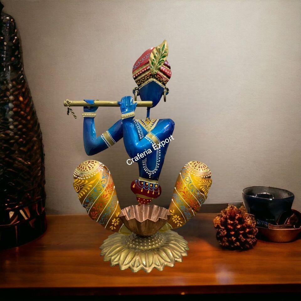Unquie Style of Krishna Candle Stand Tealight Holder for Home Decorative
