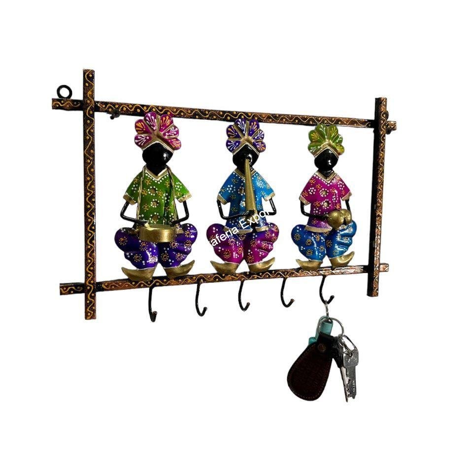 Rajasthani Musical Wall Panel with Key Holder for home wall Decor , office decorative with key organizer