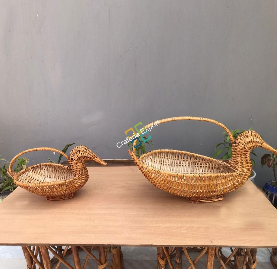 Bamboo Duck Multipurpose Basket with Handle