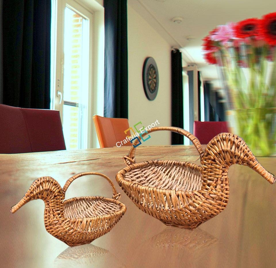 Bamboo Duck Multipurpose Basket with Handle
