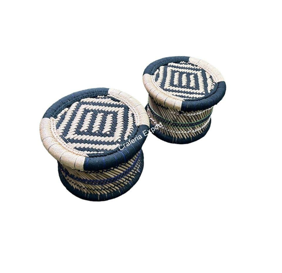 Handcrafted Bamboo Stool Indoor/Garden,Muddi/mudda