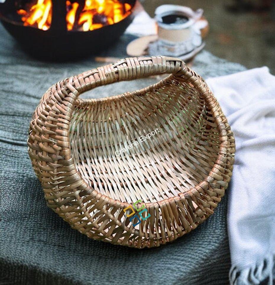 Chand Willow Kashmir Basket / Fruits Handle Storage Baskets