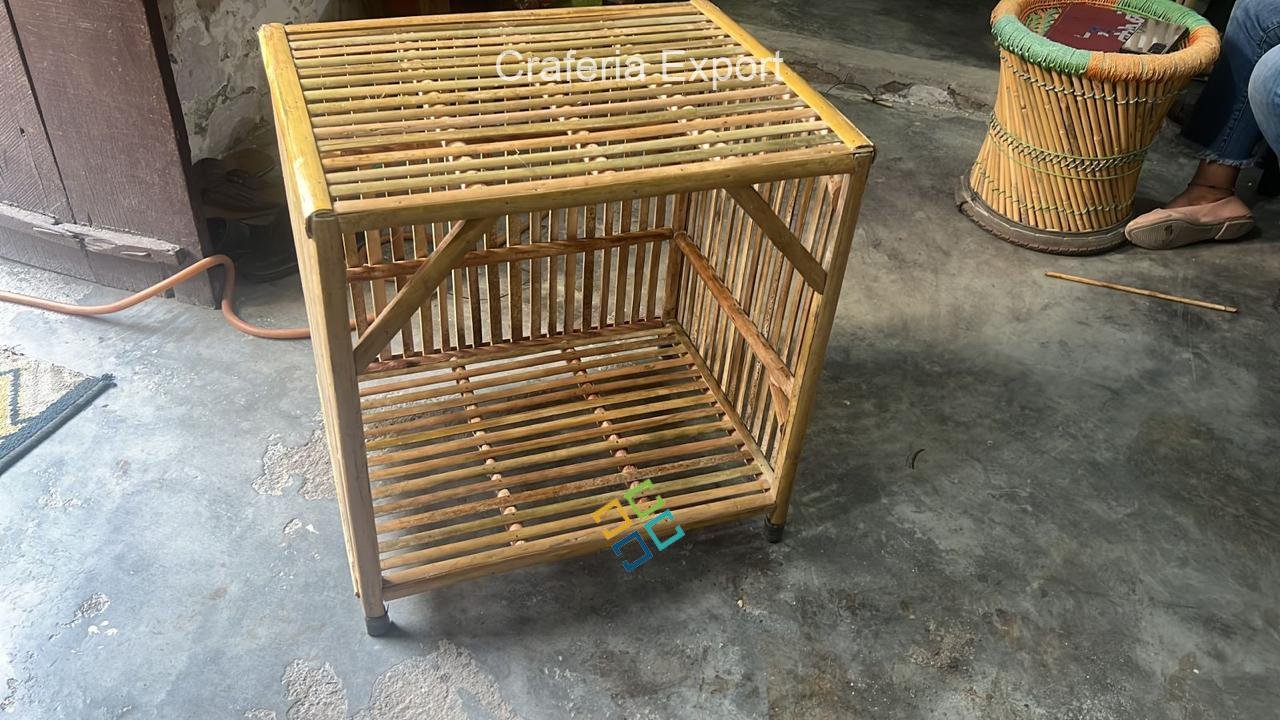 Bamboo Cane Rack/Storage box/Basket for Multipurpose use Indoor Outdoor