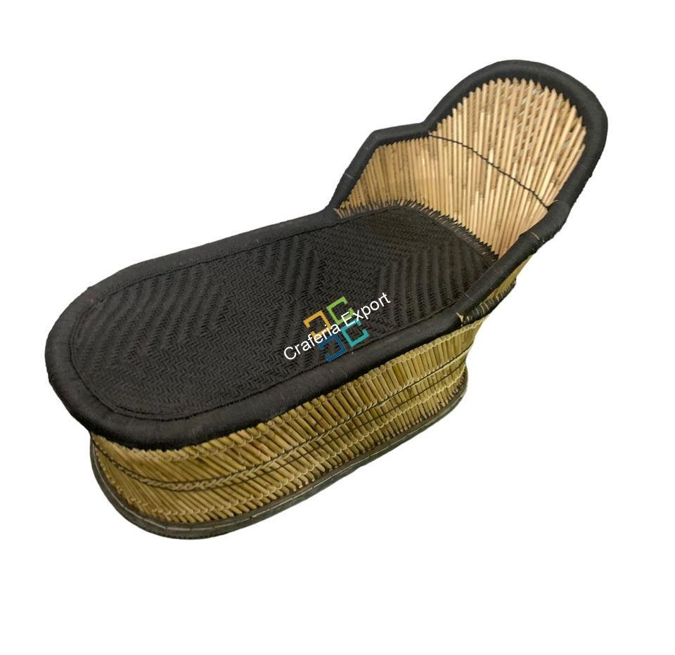 Handcrafted Bamboo Long Mudha Chair For Indoor/Outdoor (Standard Size)