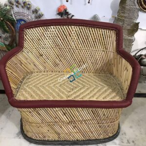 Handcrafted Bamboo Two Seater Mudha Chair For Indoor/Outdoor (Large Size)