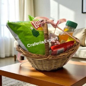 Wicker Cane Basket for Gift Hamper / Fruits / Decor / Willow Baskets – Multipurpose use