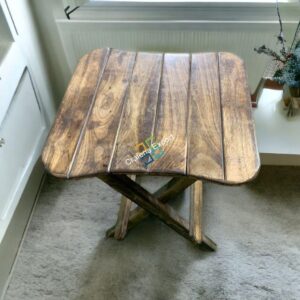Wooden Folding coffee Table / Side Table for Multipurpose use in living room/ Garden/balcony