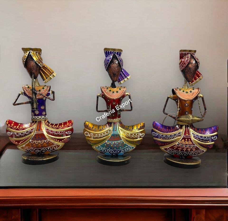 Antique Unique Metal Decorative Sardar/Musician Playing Musical Instruments Traditional Handmade Handicraft Item