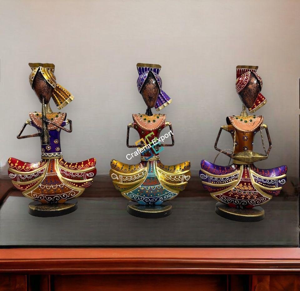 Antique Unique Metal Decorative Sardar/Musician Playing Musical Instruments Traditional Handmade Handicraft Item